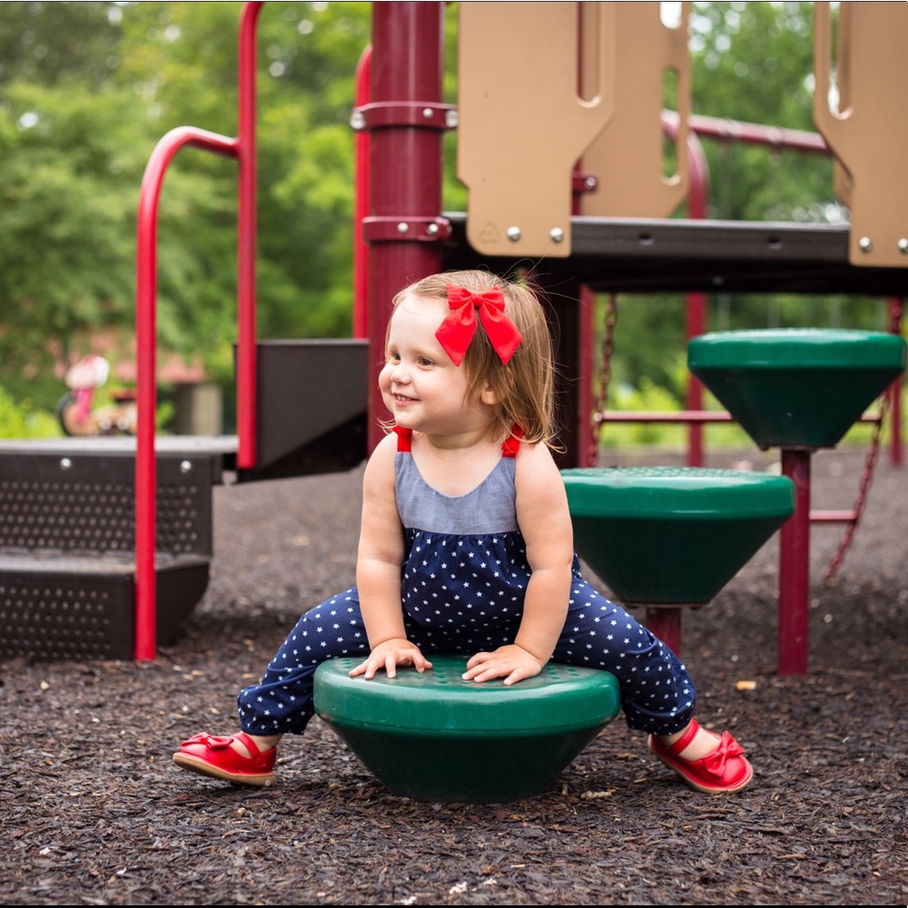 Gap Romper, Red White & Blue 4th of July Stars